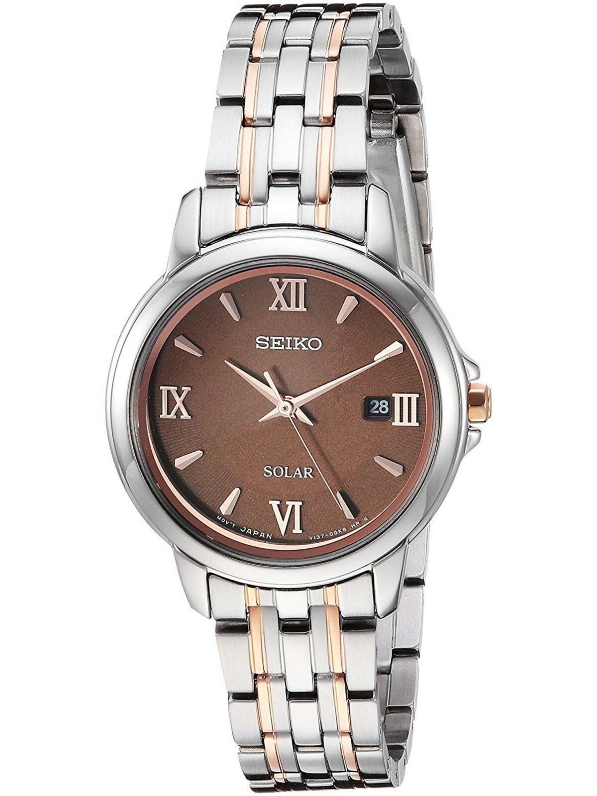 SEIKO SUT349,has no movement,No Crown,case+back+bracelet only, sold for parts.