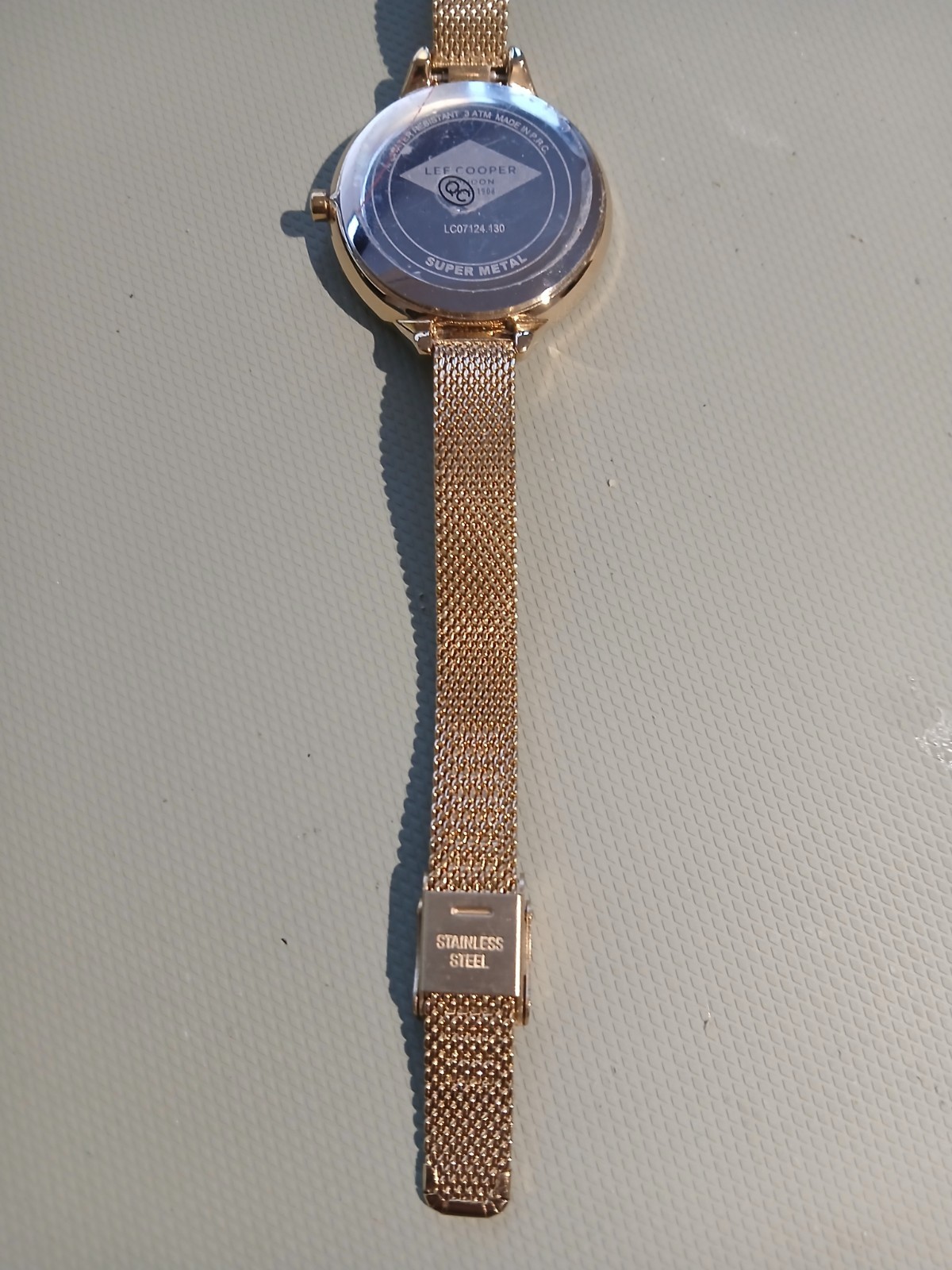 Lee Cooper London watch lC07124 230, 30M water resist, new battery