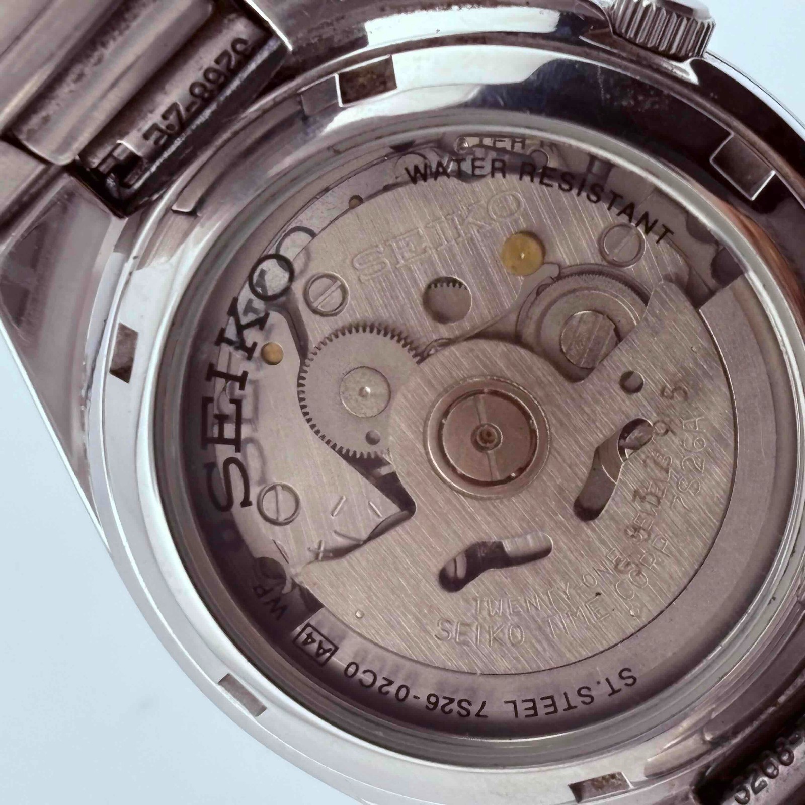 SEIKO Seiko5 7S26-02C0 Automatic See-through lining day date 21JEWELS 34.1mm