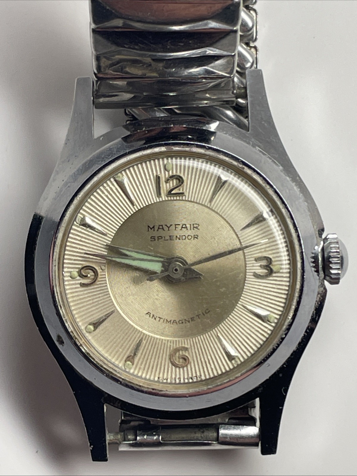 Mayfair Splendor Watch Swiss Handwinding Antimagnetic Mens Vintage