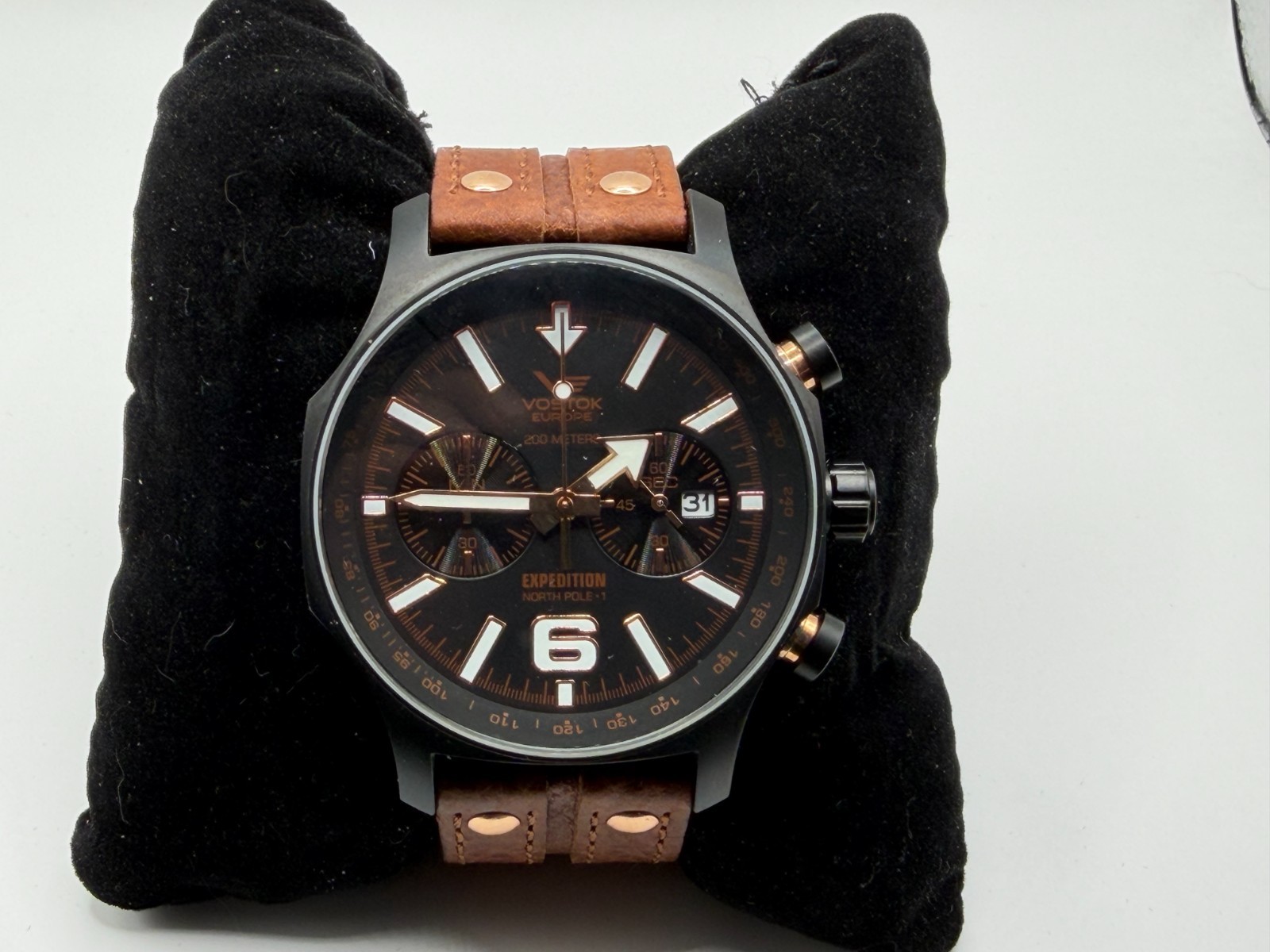 Vostok Europe Expedition North Pole-1 Chronograph Watch (6S21-5953230) – MINT