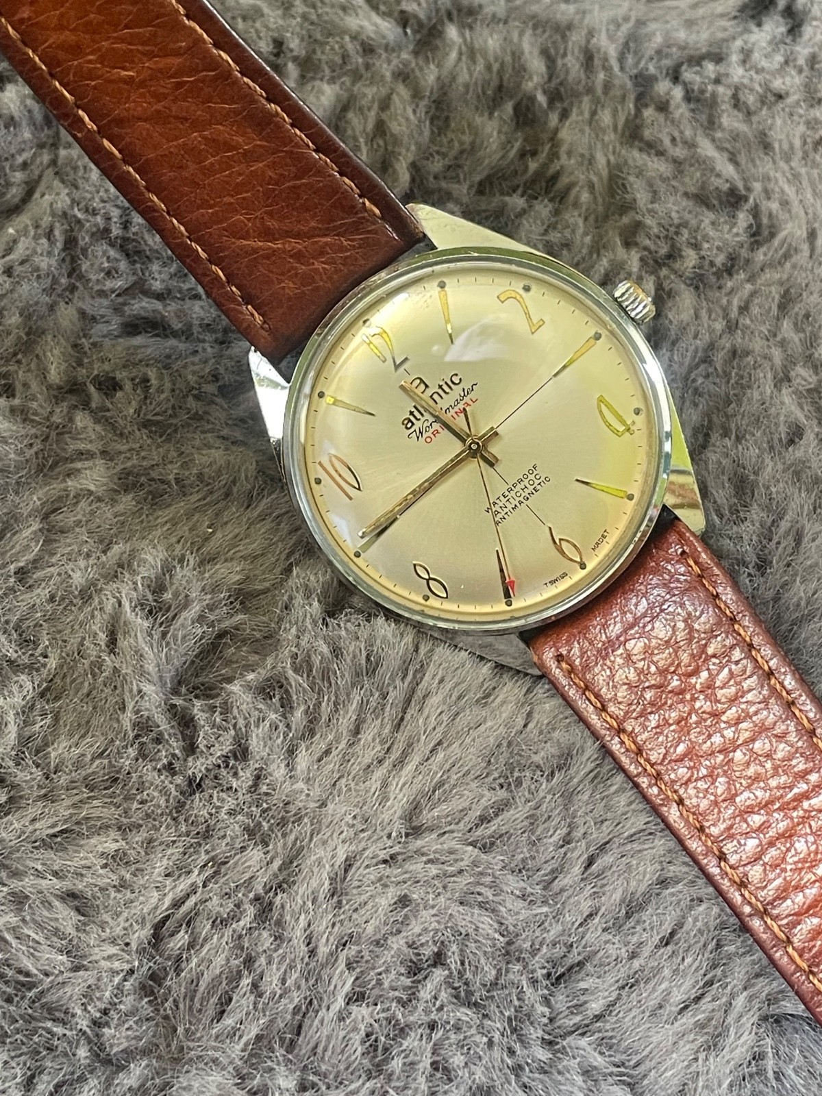 Atlantic Worldmaster Original – 17 Jewels Manual Wind/Original Crown