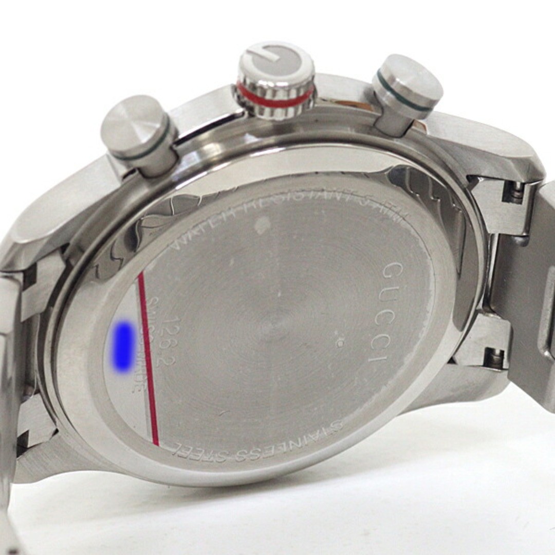 Gucci Men’s Watch G Timeless Chrono YA126238 Chronograph Grey Dial Used KAZU-0