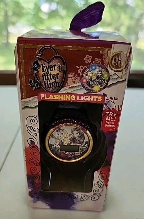 Ever After High Flashing Lights Digital Watch Apple White Raven Queen NIP 2013