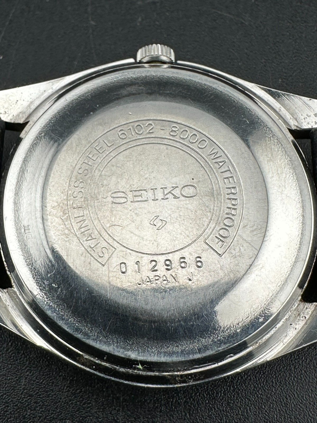 1970 Seiko Skyliner Men’s Manual Wind Silver Dial Date 36mm Watch 6102-8000
