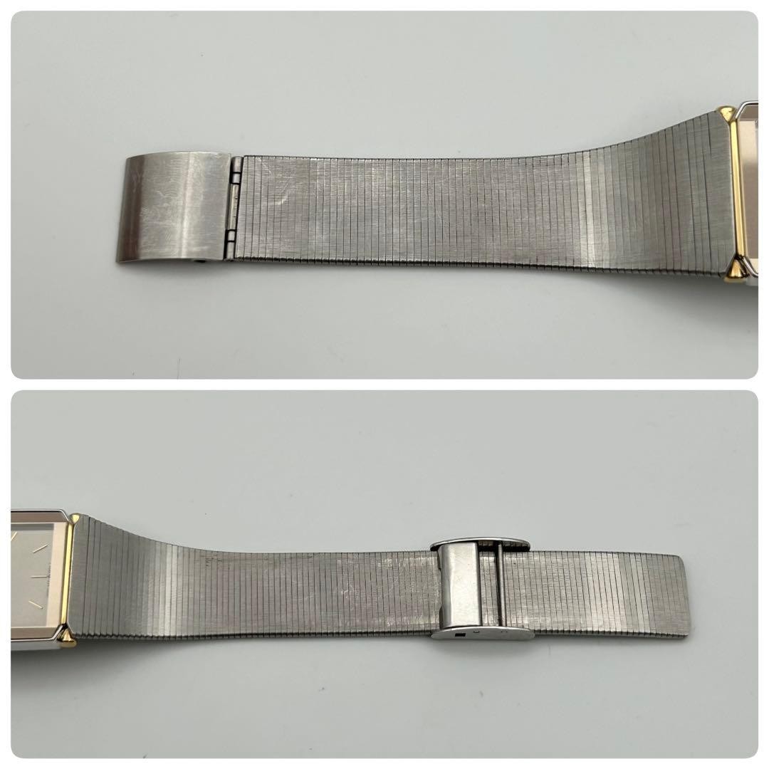SEIKO 5P31-5A80 Rectangular Quartz Dress Watch