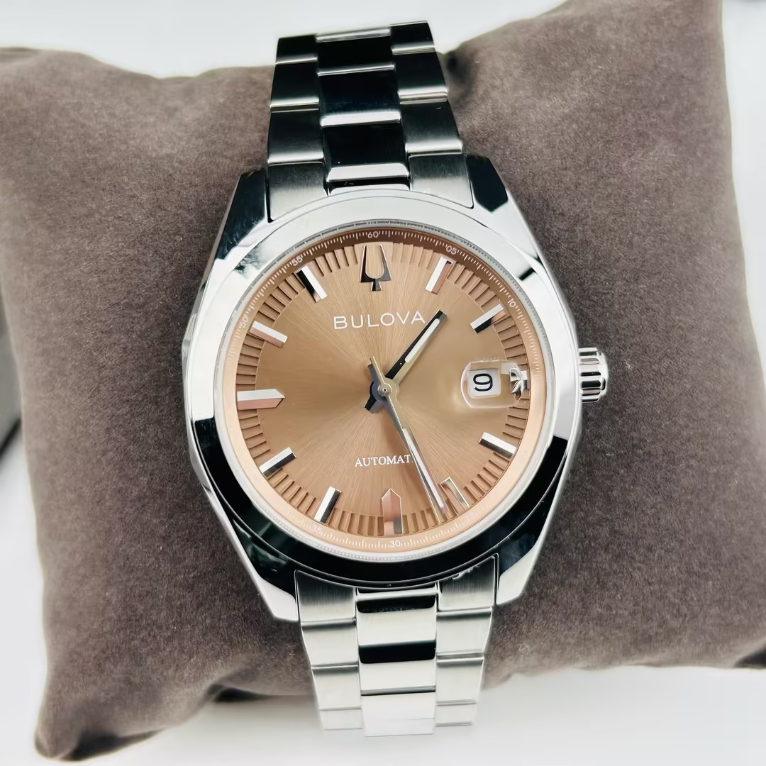 Bulova Classic 96B470 Brown Dial Men’s Watch Surveyor Automatic 39mm 3ATM
