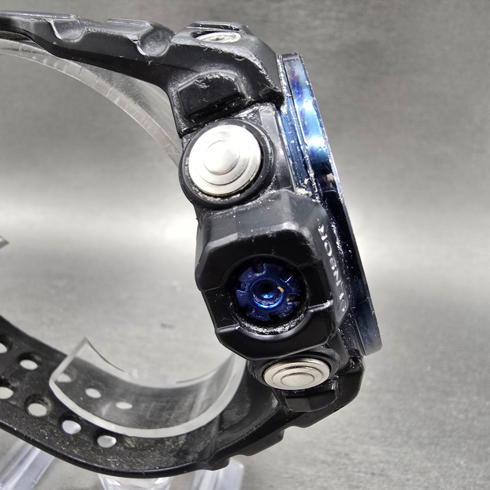 Casio G-Shock Gulfmaster GWN-1000B Watch Men 56mm Black Blue Ana Digi Solar READ