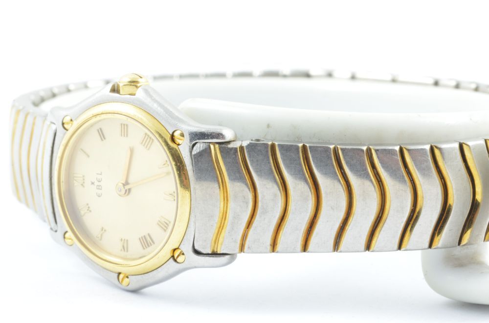 Ebel Sport Classic Ladies Watch Steel/750 Gold 1057901 Beautiful Condition 2