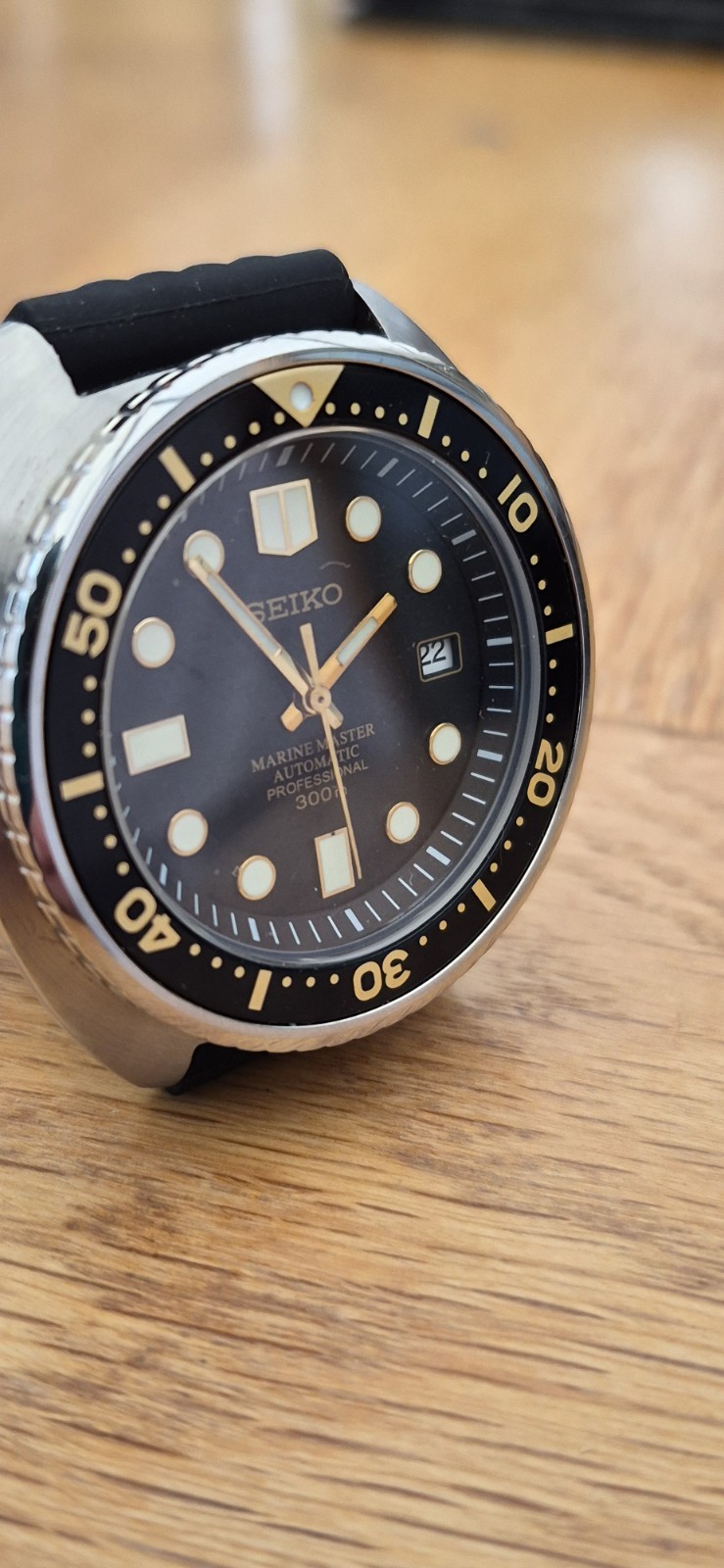 Seiko automatic divers watch NH35 Modded turtle case gold