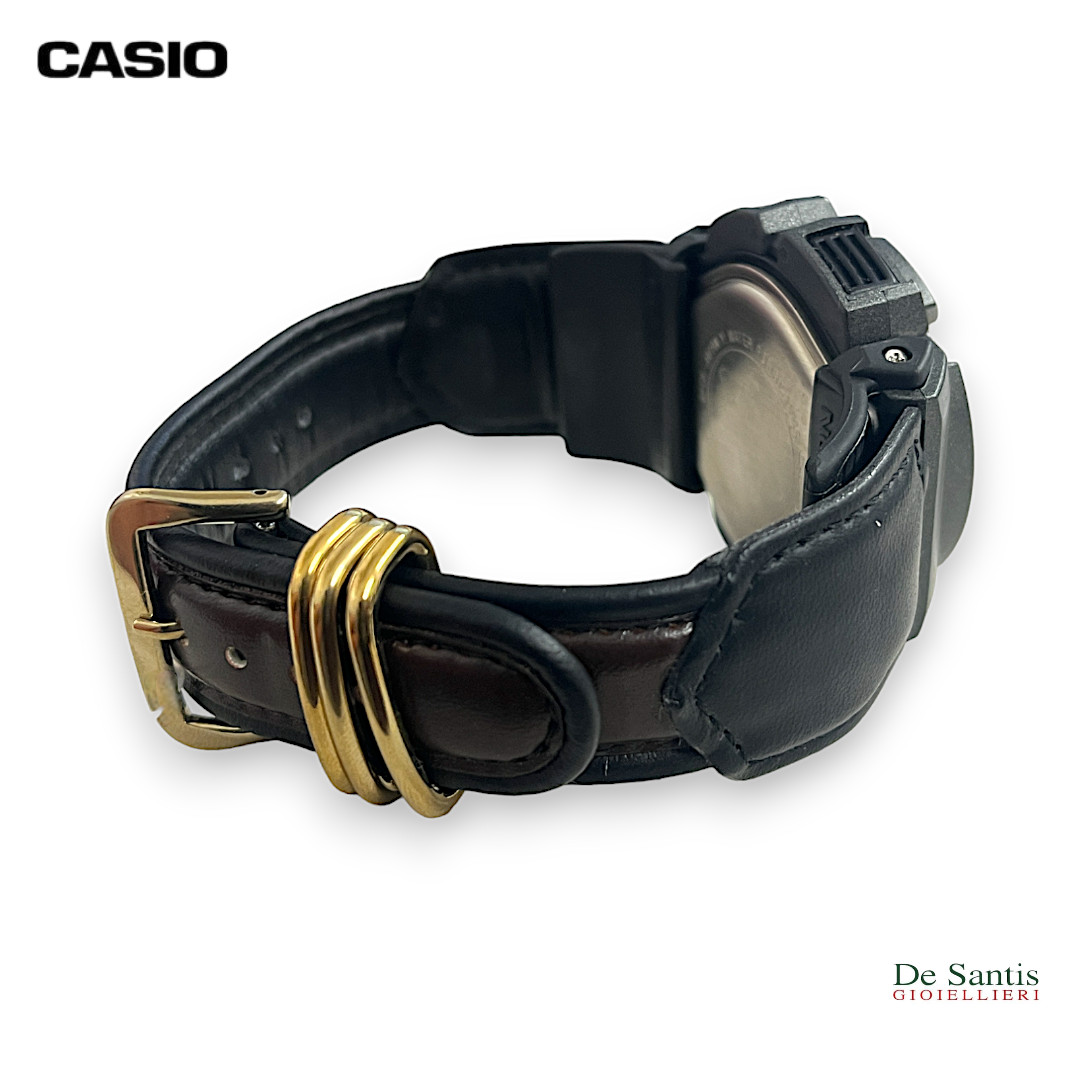 Casio G-SHOCK Unisex Brown Leather Tough Label Wrist Watch
