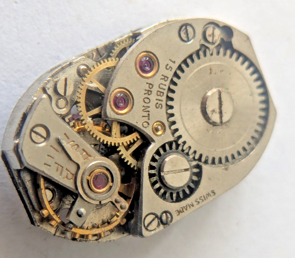 FHF 190 Vintage Watch Movement Working Balance Parts Repair