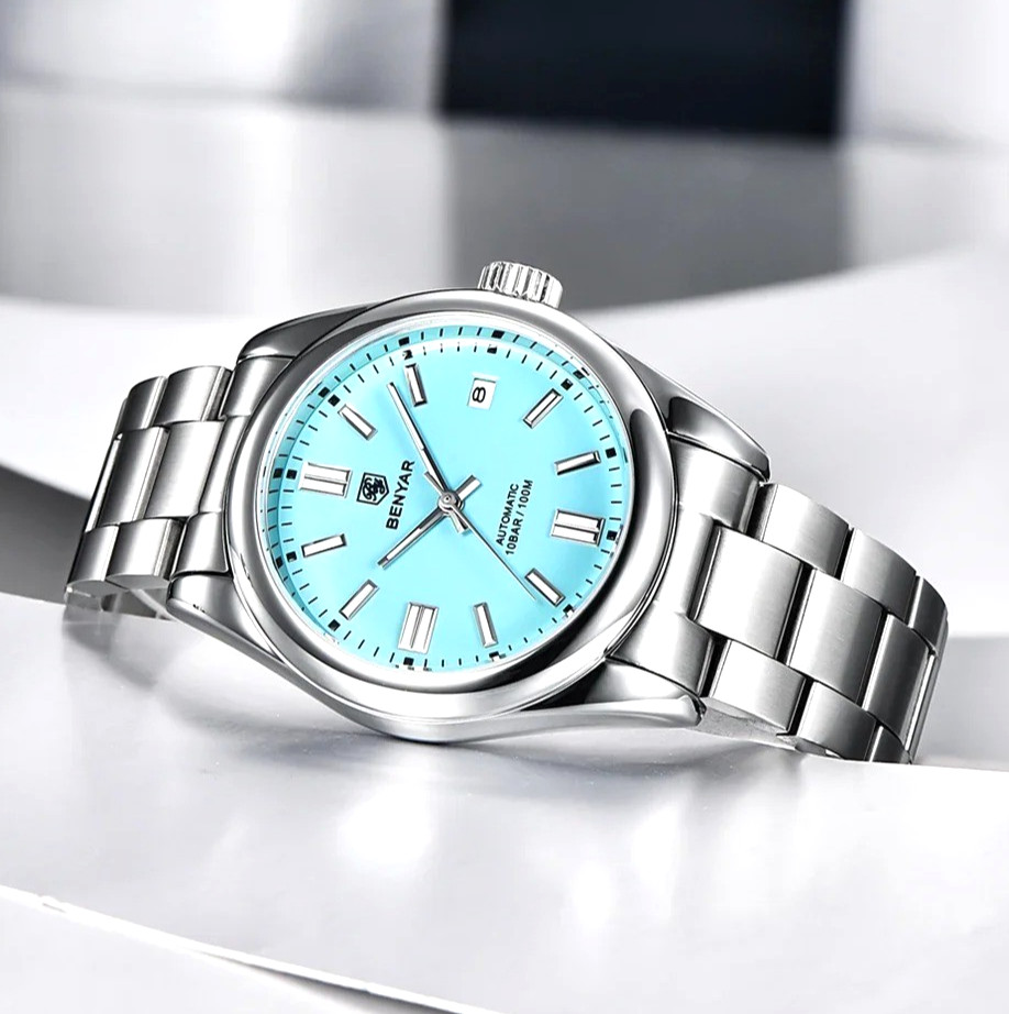 39MM BENYAR Luxury Automatic Diver Watch Men Stainless Waterproof Luminous NEW