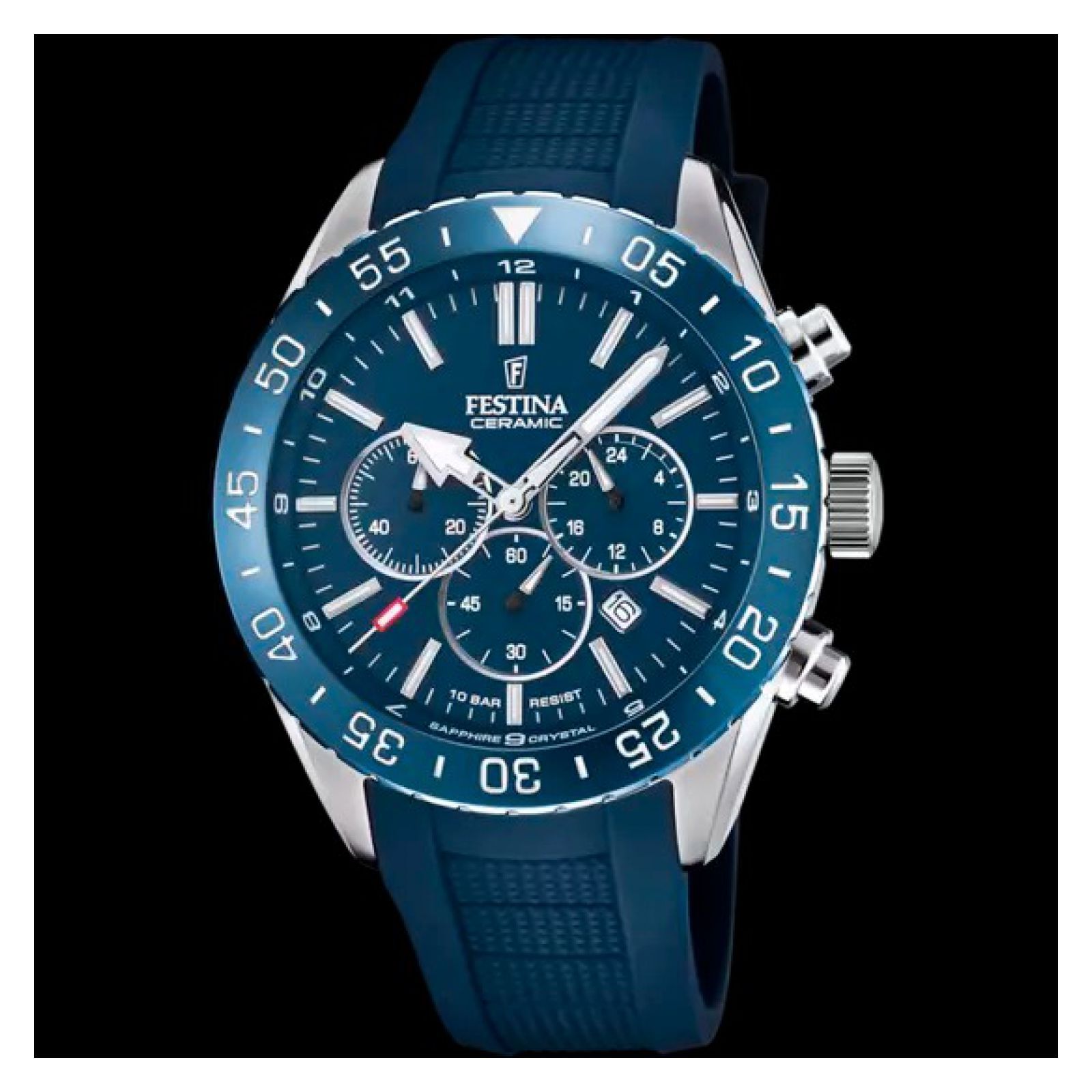 Watch Festina F20515/1 CERAMIC Man 44mm Stainless steel