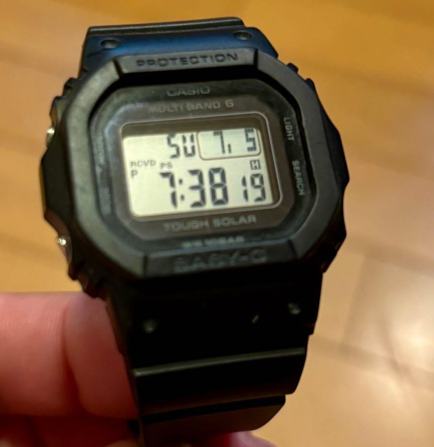 Casio Baby-G BGD-5650-1JF Black Square Digital Watch Excellent Worn 2-3x Mod3493