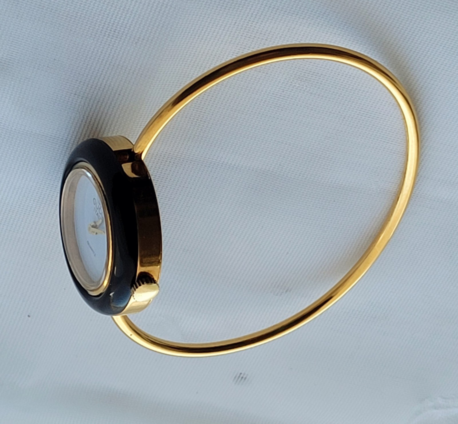 Gucci Black Plastic Bezel,No Watch,Only Fit First GENERATION💃Made In Italy