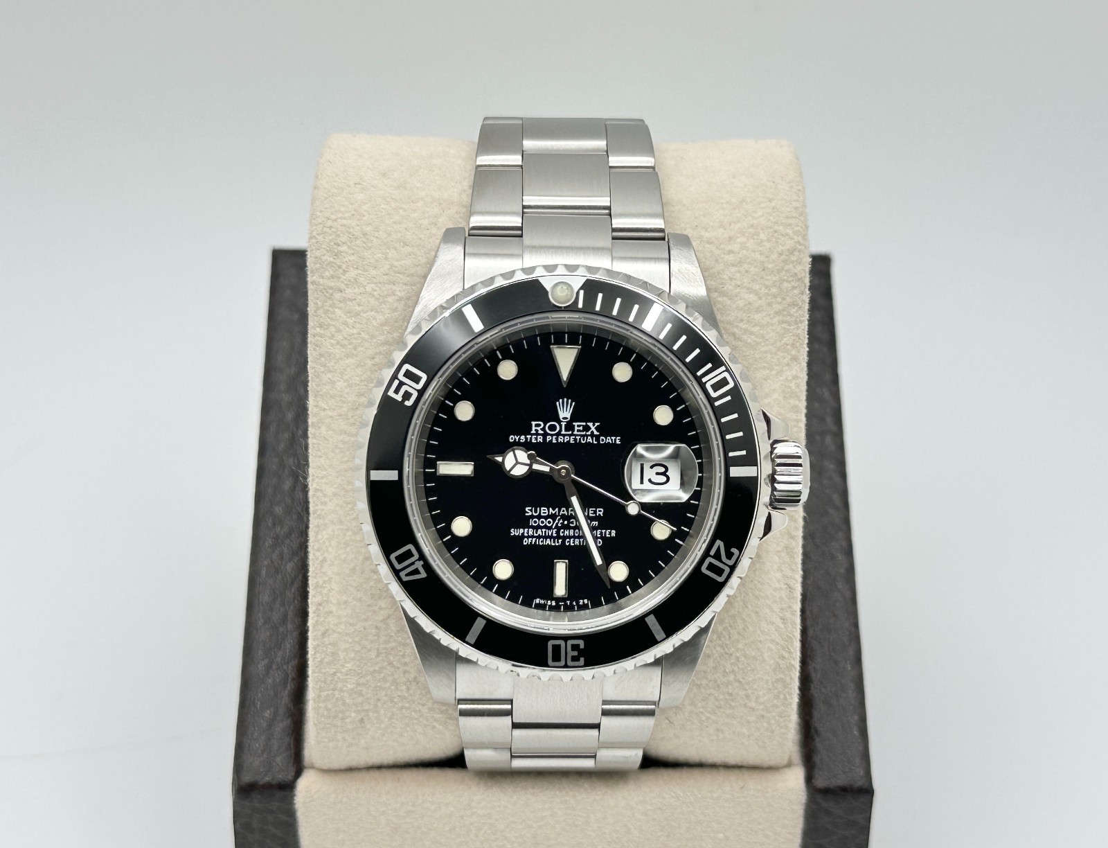 2005 Rolex Submariner Date 16610 40mm Black Stainless Steel
