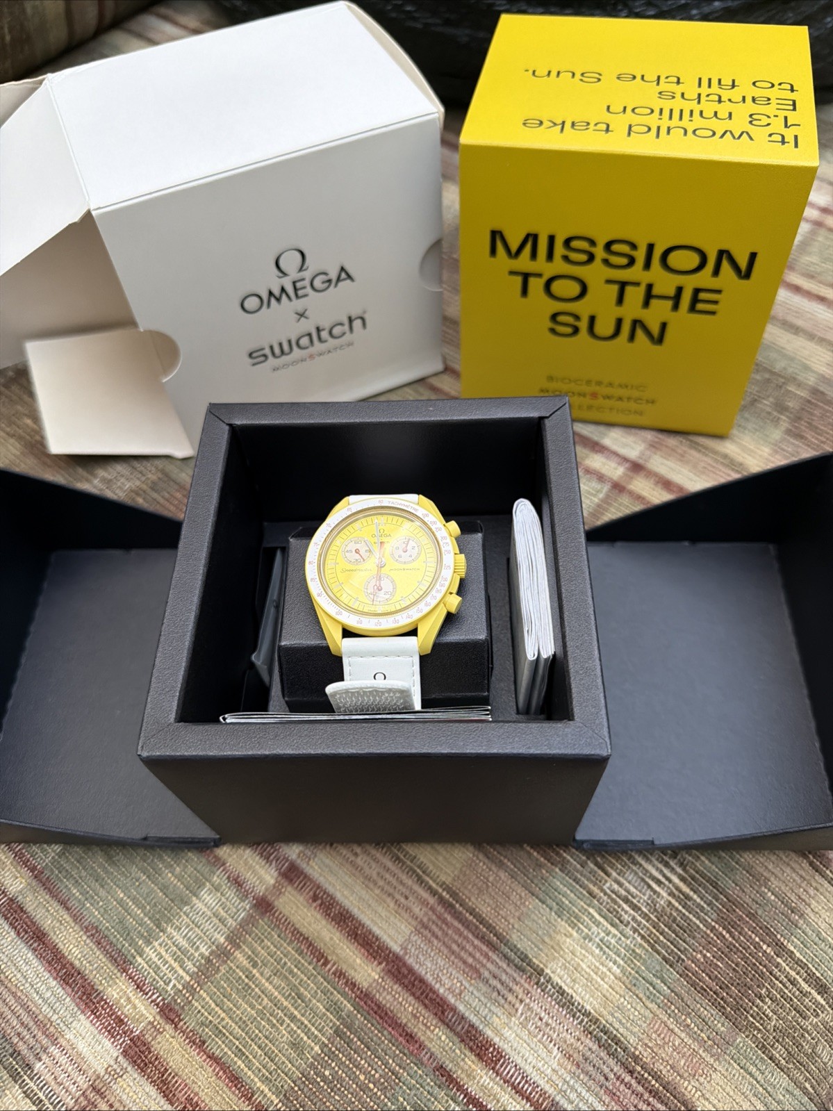 OMEGA x Swatch Speedmaster MoonSwatch Sun Yellow Unisex Watch – SO33J100