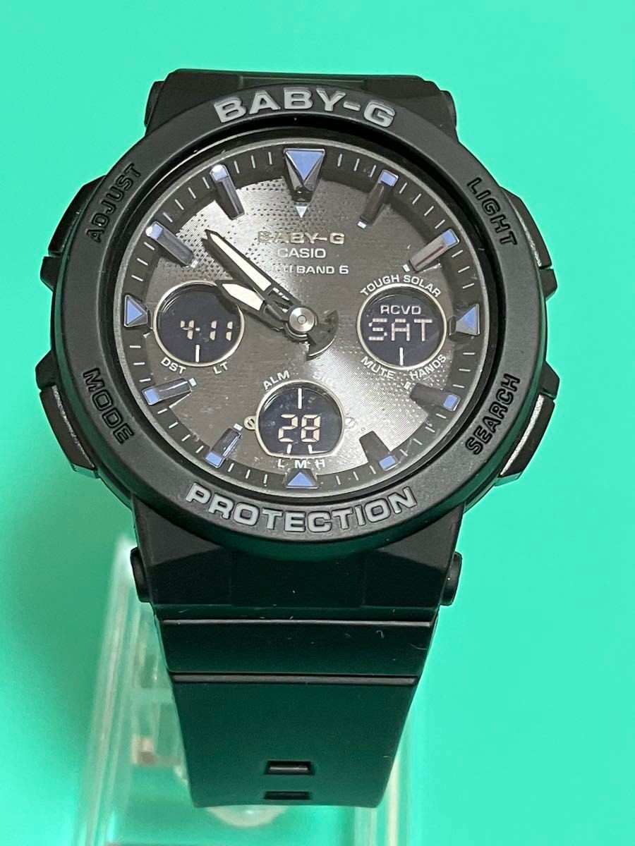 CASIO BABY G BGA 2500 1AJF Radio Solar Black Watch Baby G Multifunction