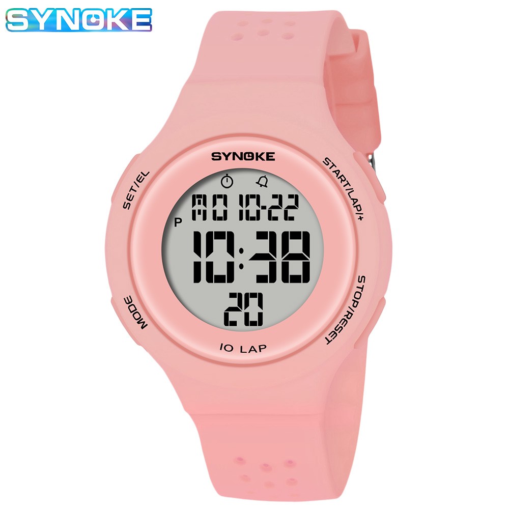 US Waterproof Digital Wristwatch LED Backlight Alarm Watch Sports for Men Women