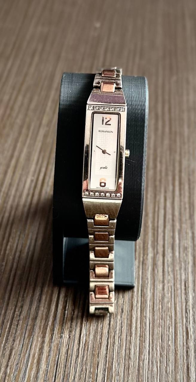 Romanson Giselle RM4113QL Gold Plated Sapphire Crystal Swiss Quartz