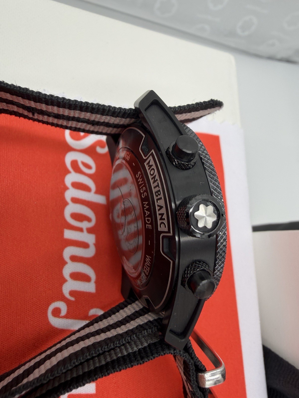 $6500 MSRP – Timewalker Automatic Chrono 43mm 25j Travel Case MB116101
