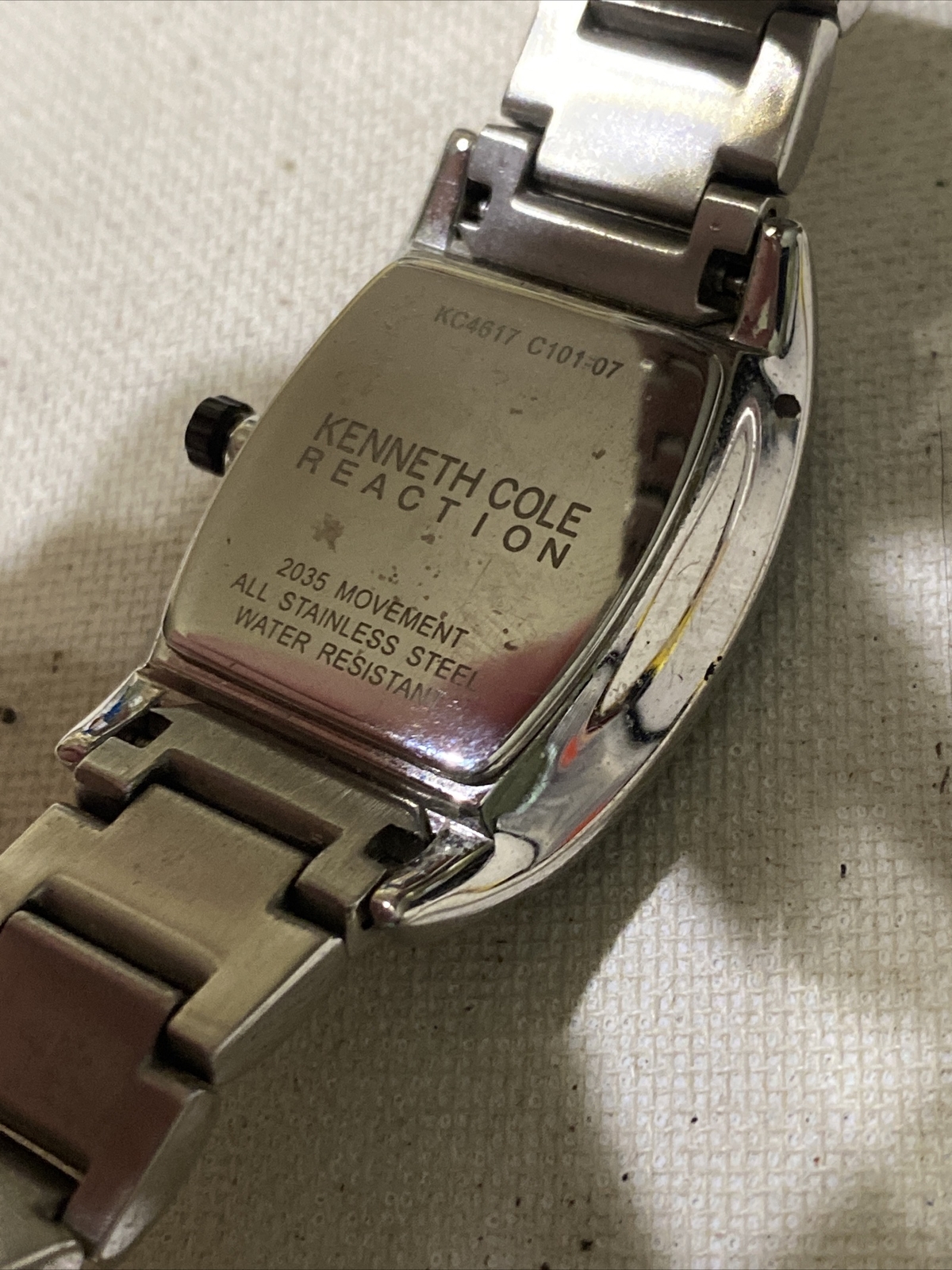 Kenneth Cole KC4617 Women’s Stones Case Tonneau Shape Bicolour Bracelet Watch