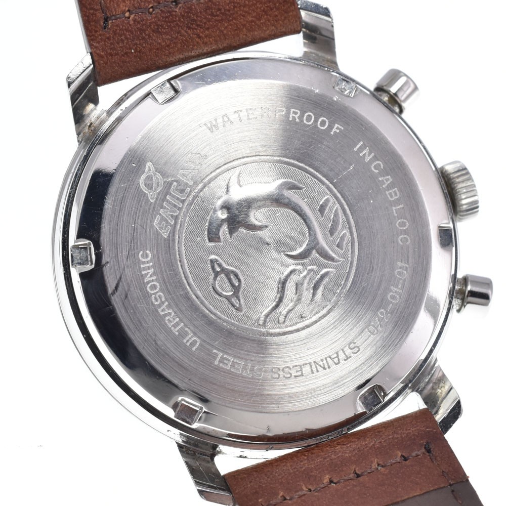 ENICAR 072-01-01/2303 vintage Cal. Valjoux 72 Hand Winding Men’s Watch N#148593