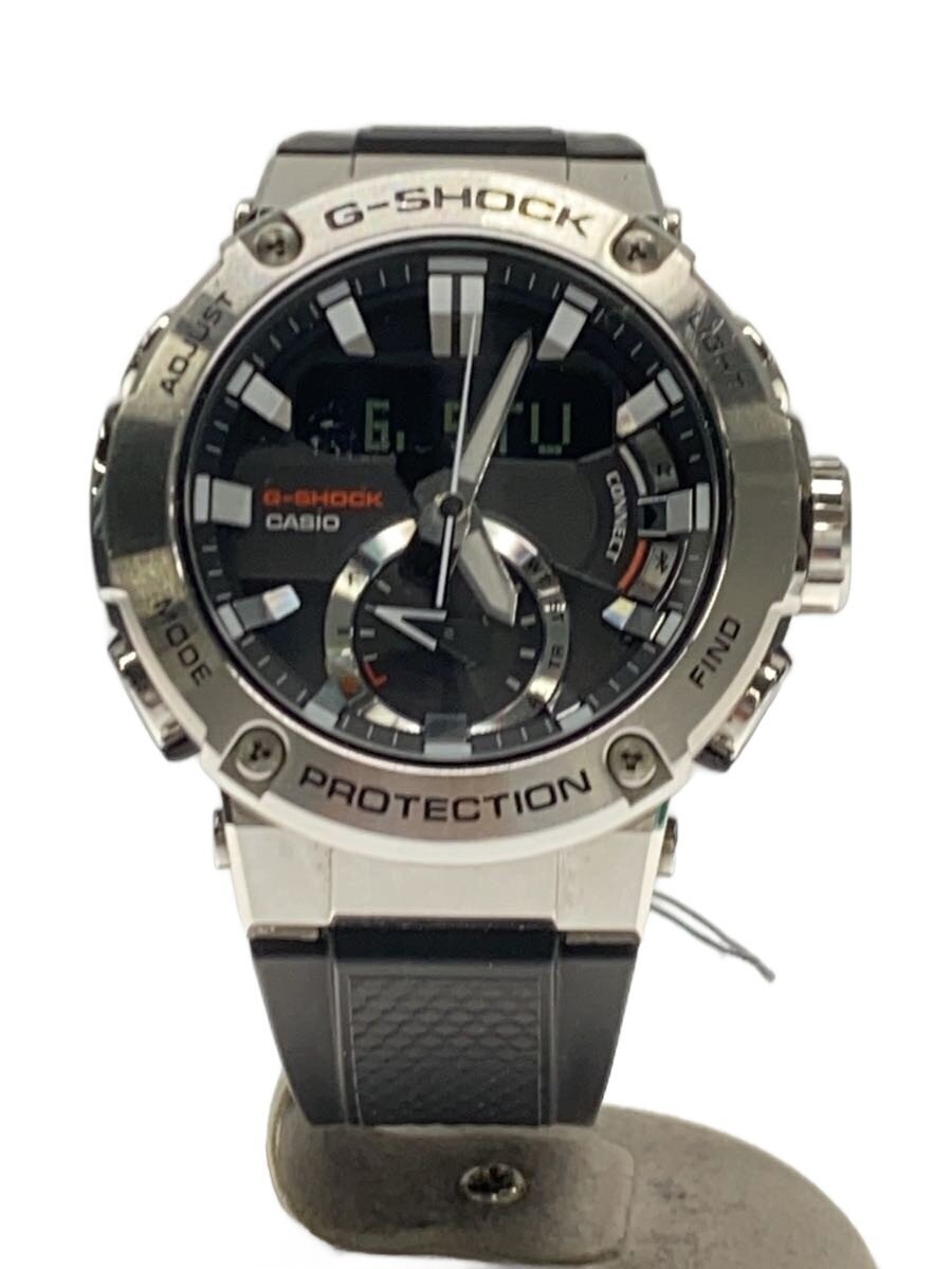 CASIO GST-B200 Used Men’s Wrist Watch Solar Radio Analog-Digital Round Case