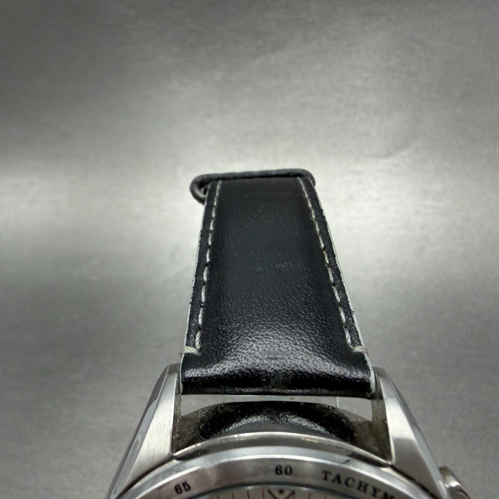Seiko Wired Beams Chronograph Watch Men 44mm Black & Silver Dial Steel NewBat