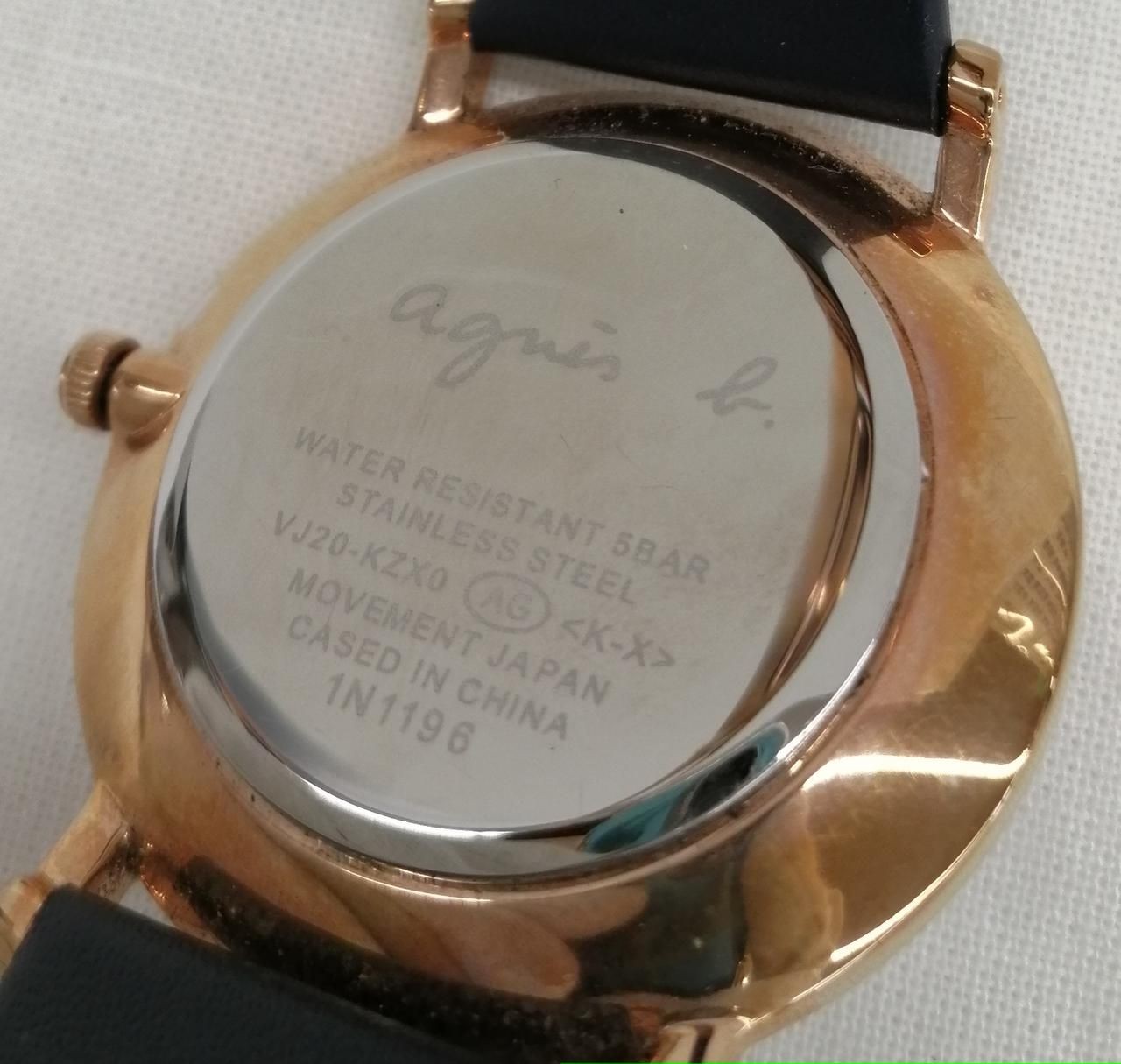 AGNES B Quartz Analog Watch Used