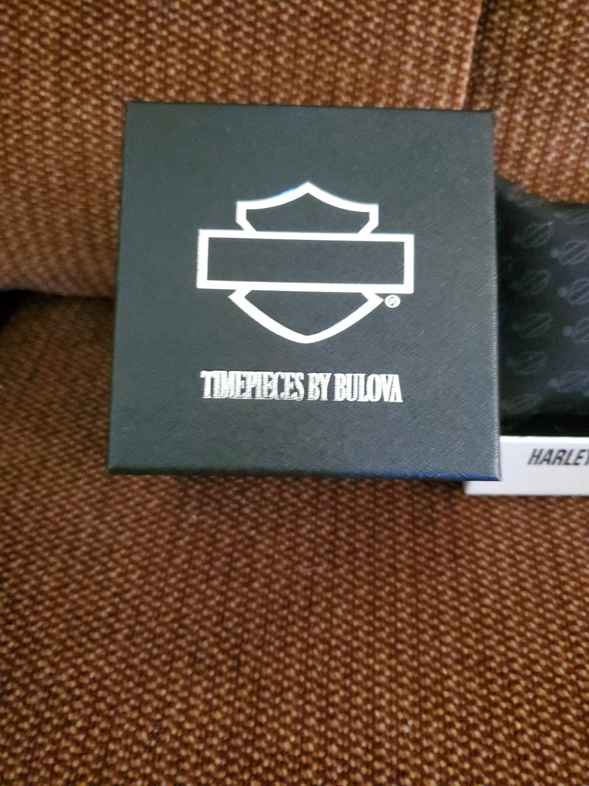 Bulova Harley-Davidson Fat Boy Logo SS Watch 77A100 NEW BOX TAGS MANUAL RUNS!