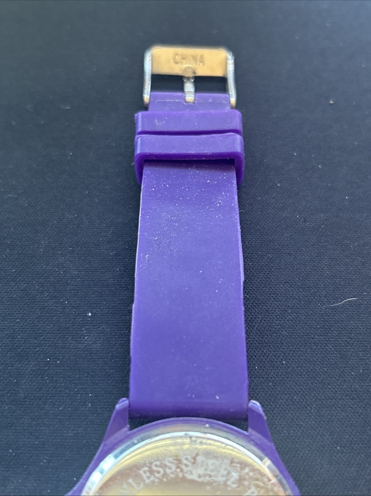 Geneva Silver Tone Purple Dial And Band Women’s Quartz Watch