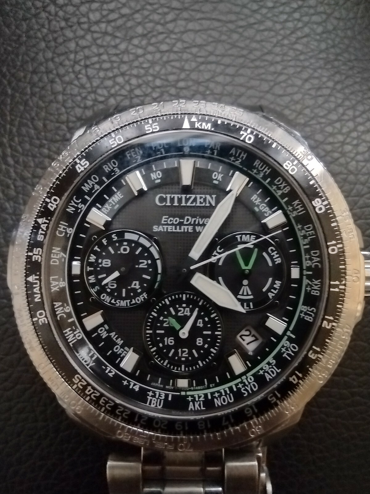 Citizen Eco-Drive Satellite Wave Promaster Navihawk F900 mens watch