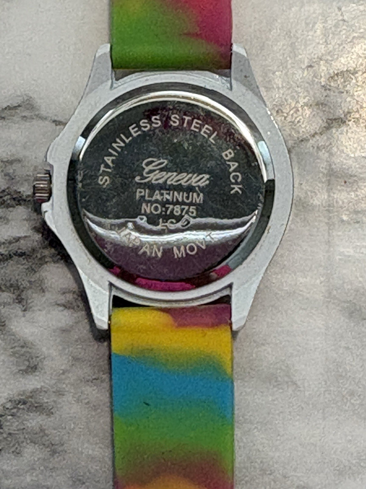 Lot of 2 Colorful Peace Sign and Tye Dye Butterfly Kids/Teens Watches