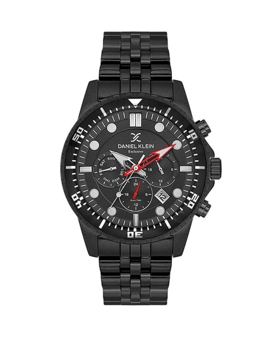DANIEL KLEIN Men Analog Quartz Casual Watch Classic Dress Black Dial Waterproof