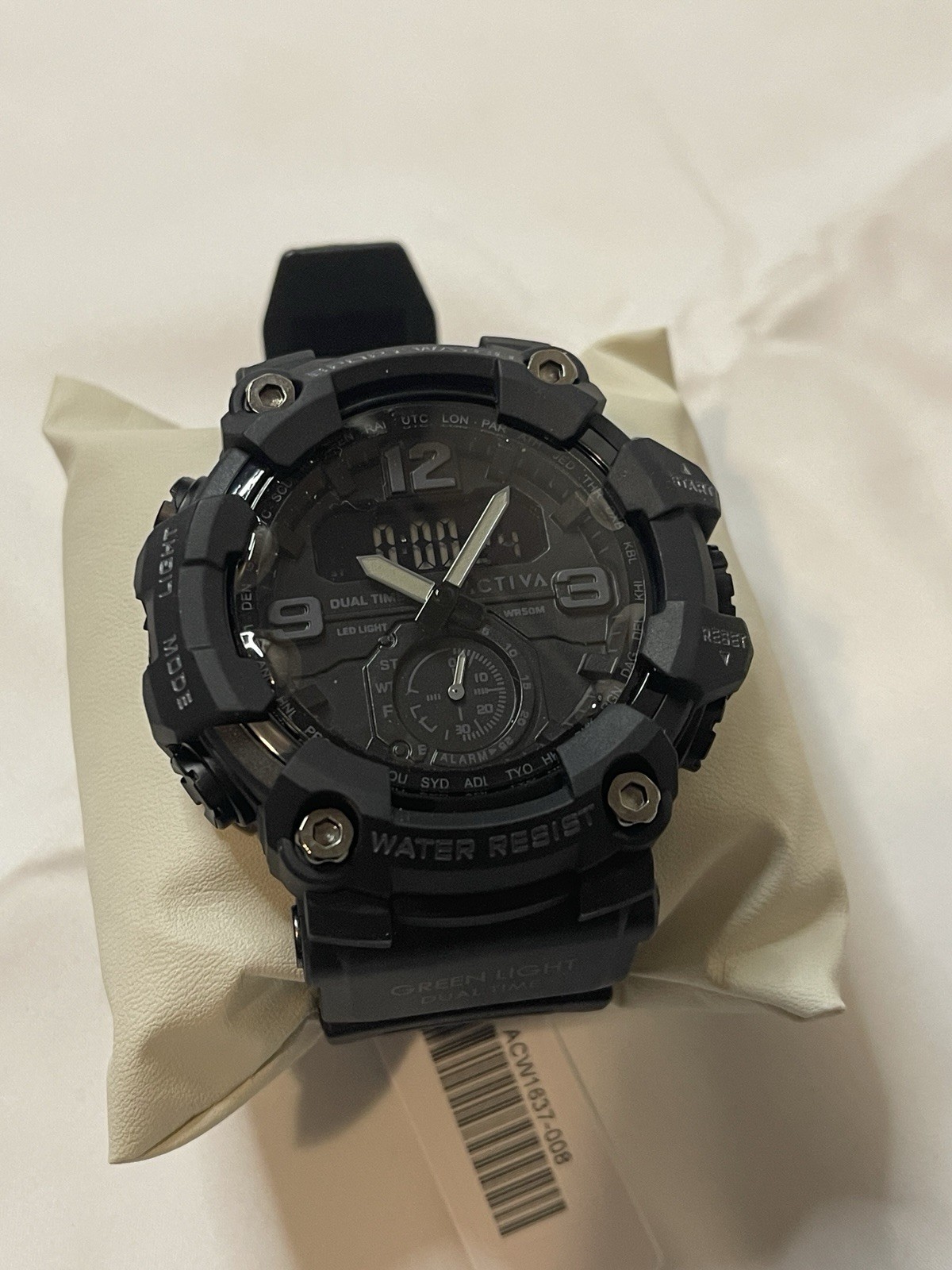 Activa Vextron x Invicta Digital 52mm Watch Black NEW! ACW1637-008