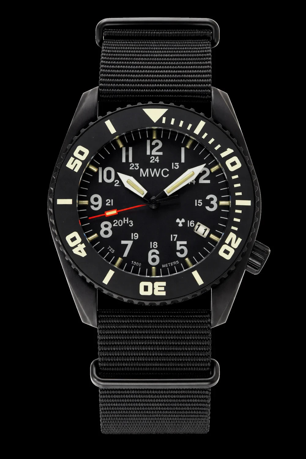 MWC GTLS/TRITIUM PVD TITANIUM DEPTHMASTER 1000M / 100ATM AUTOMATIC DIVE WATCH