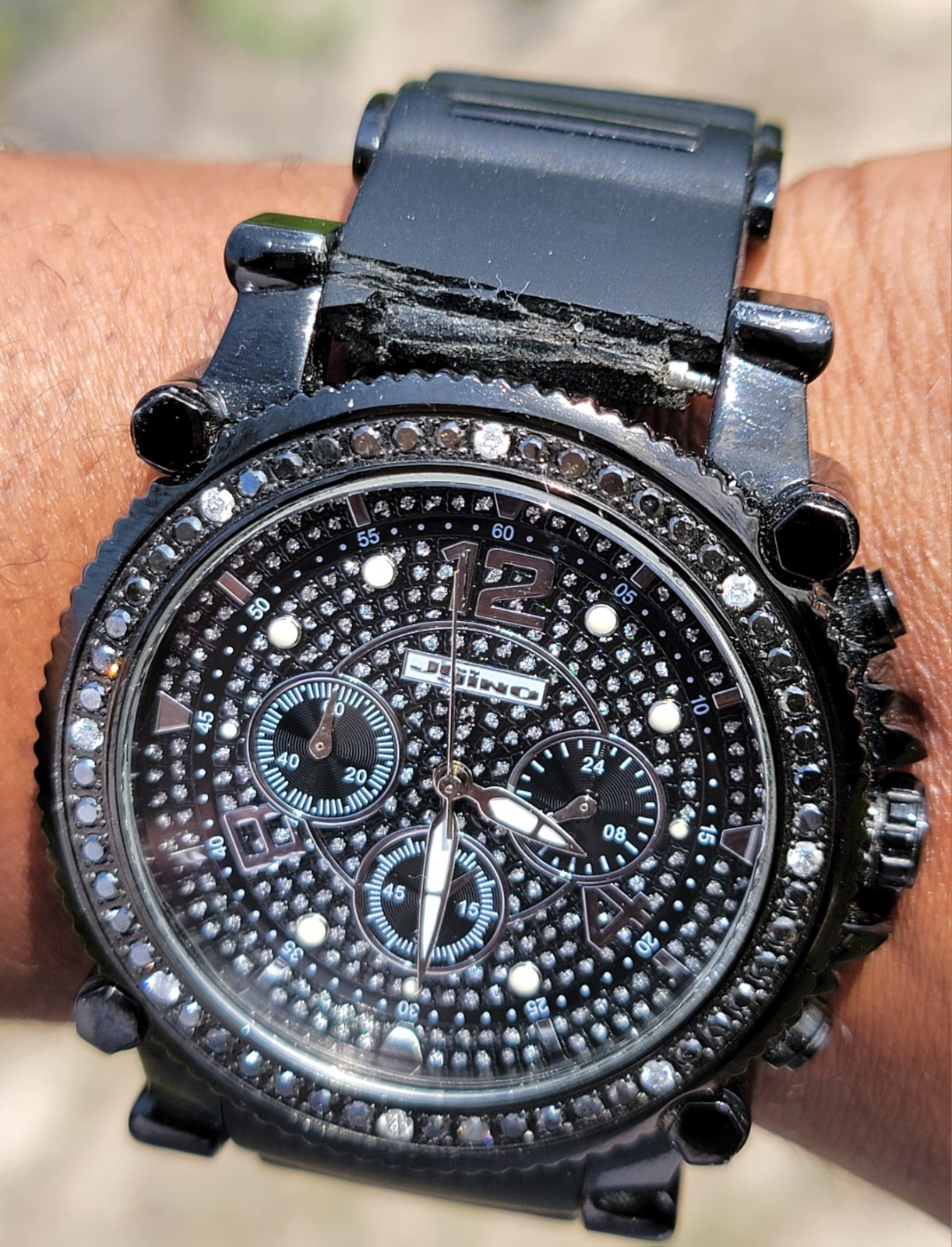 Jojino 2.25 CARATS Diamond Watch Joe Rodeo Benny Co Don
