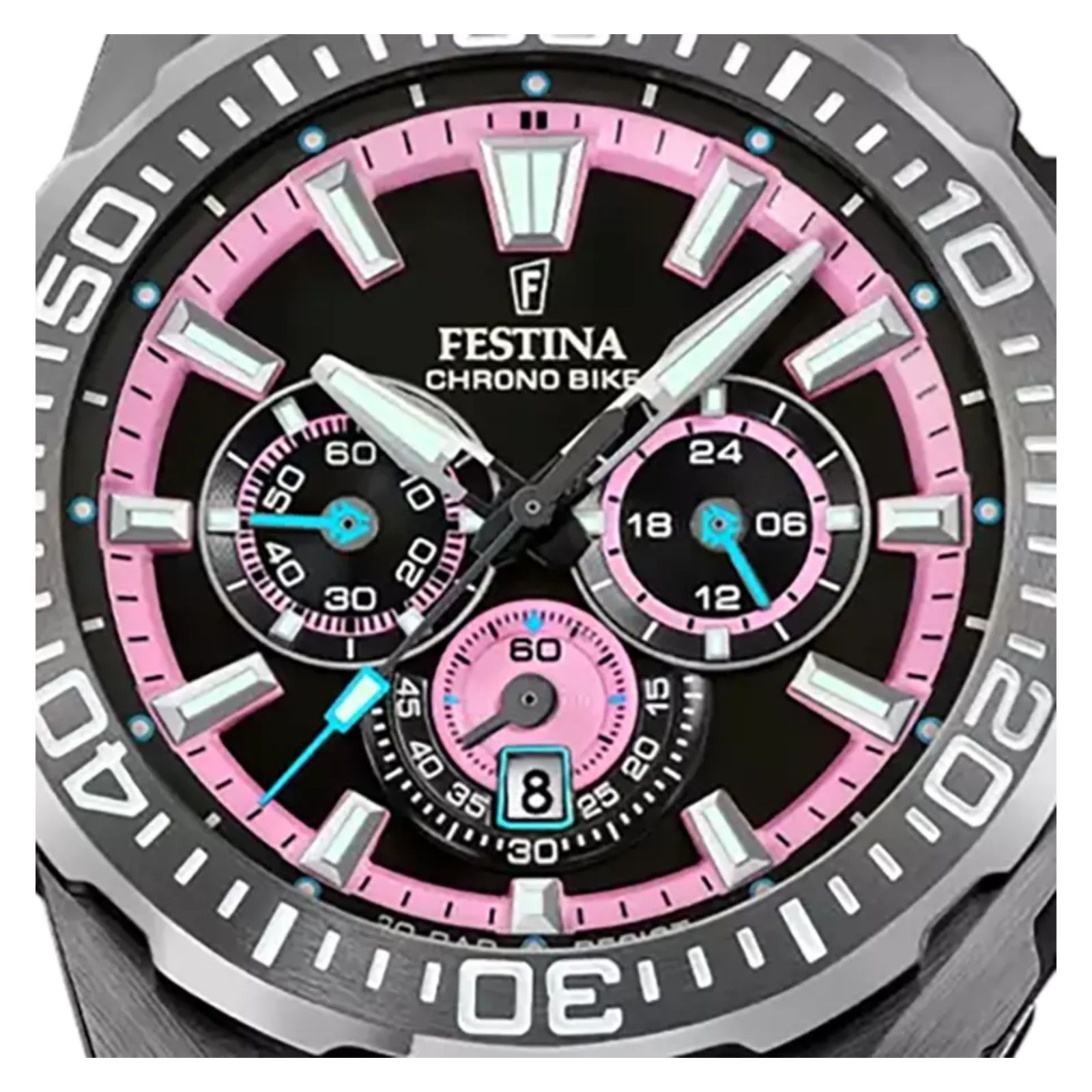 Watch Festina F20725/2 CHRONO BIKE Man 46mm Stainless steel