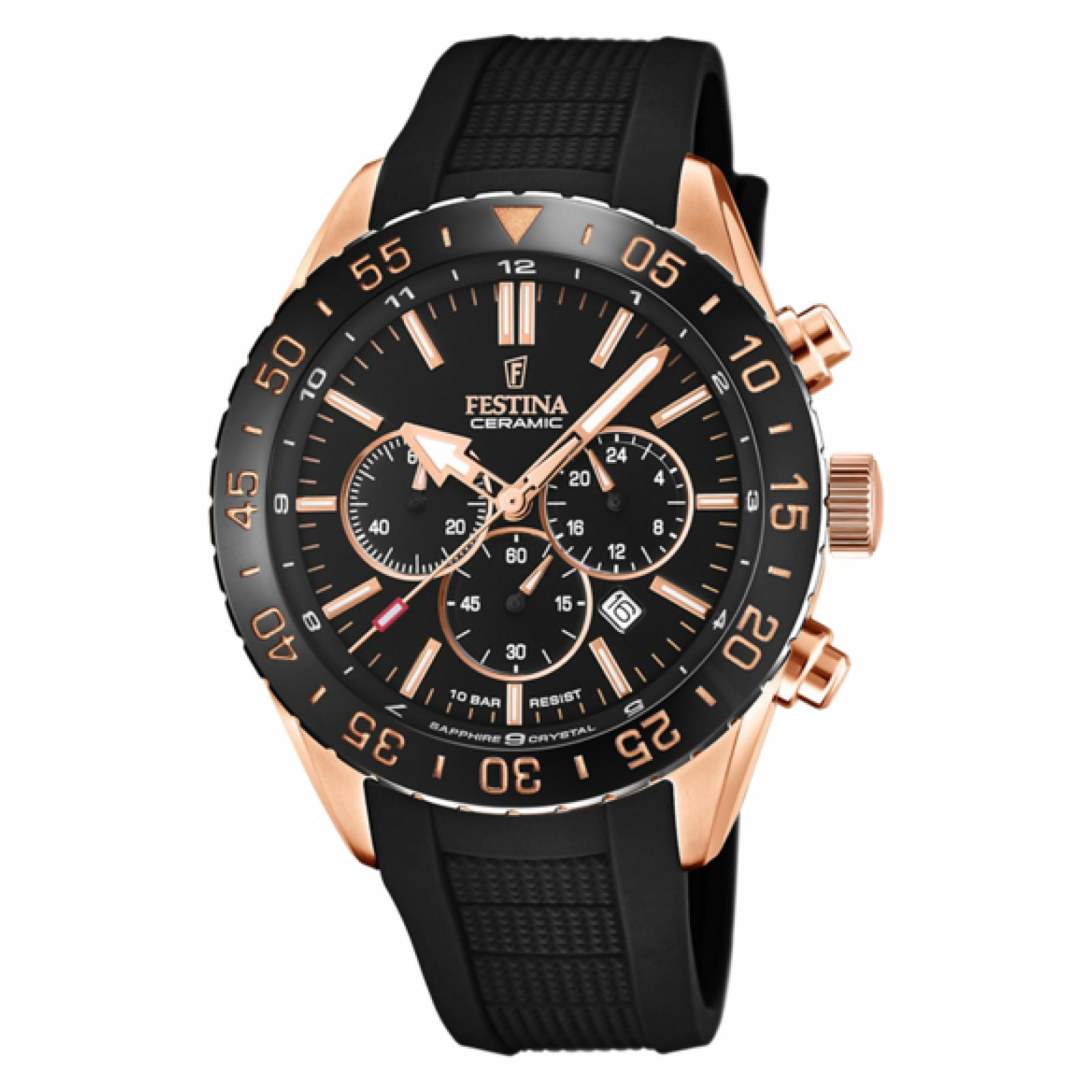 Watch Festina F20516/2 Ceramic Man 44 Stainless steel