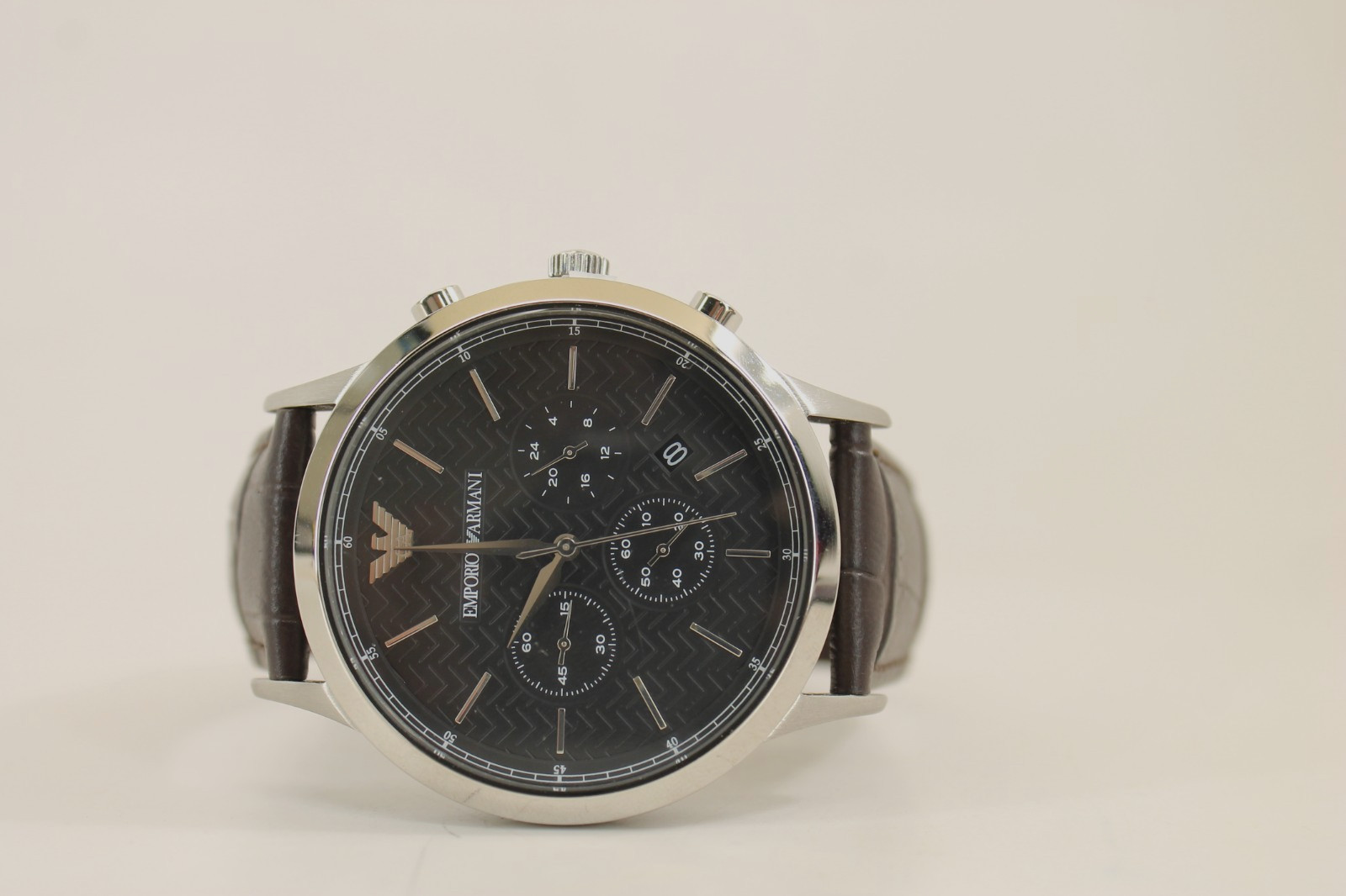 Emporio Men’s Dress Chronograph Quartz Stainless Steel Watch – AR2482