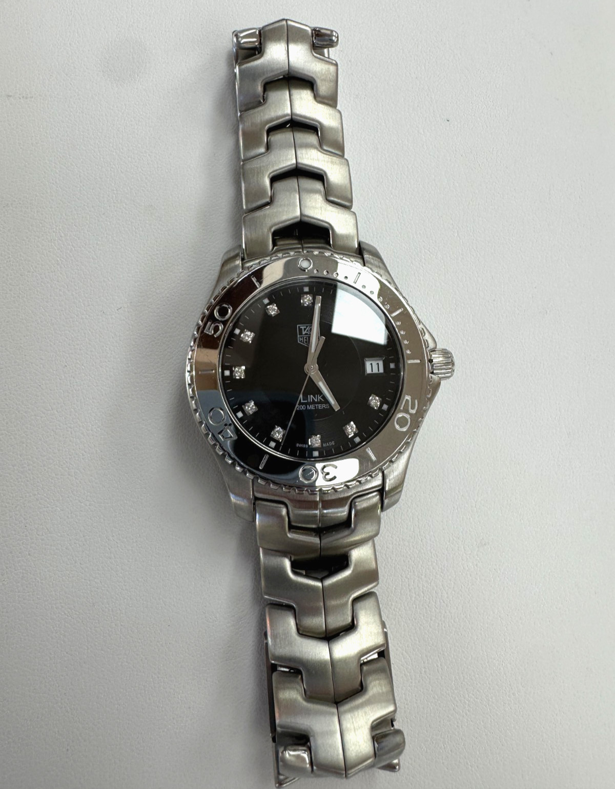 Tag Heuer Link Quartz Sapphire Crystal Watch 39mm Mint Condition Ref WJ1113