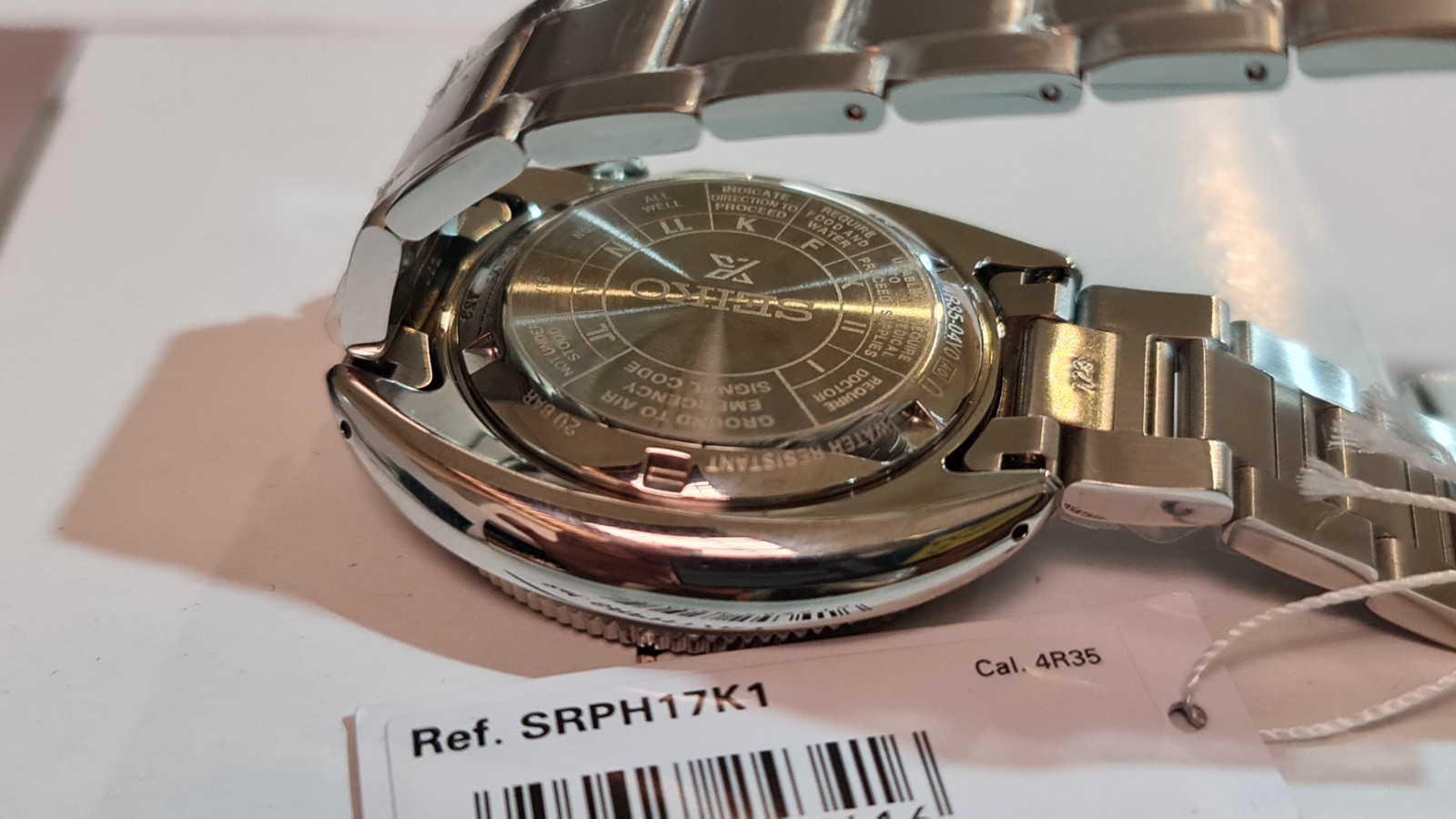 SEIKO ProspeX SRPH17K1 Land Tortoise Diver 20 Bar Date Silver Steel Sapphire NOS