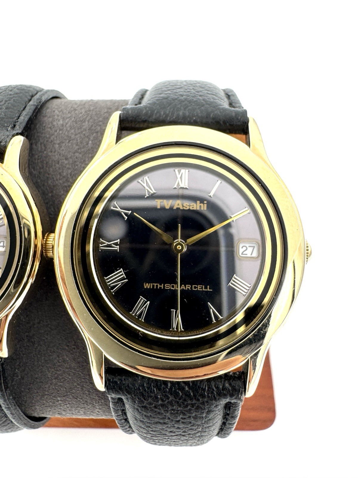 [2-piece] CITIZEN TV ASAHI Quartz Watch Solar Cell From Japan -e395