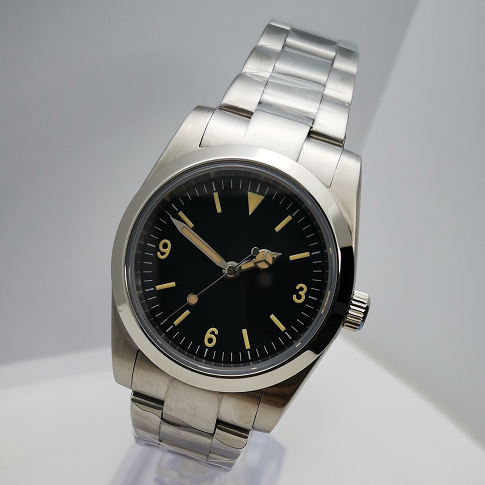 36mm/39mm Corgeut Sterile Black Dial Sapphire Miyota8215 Automatic Men’s Watch