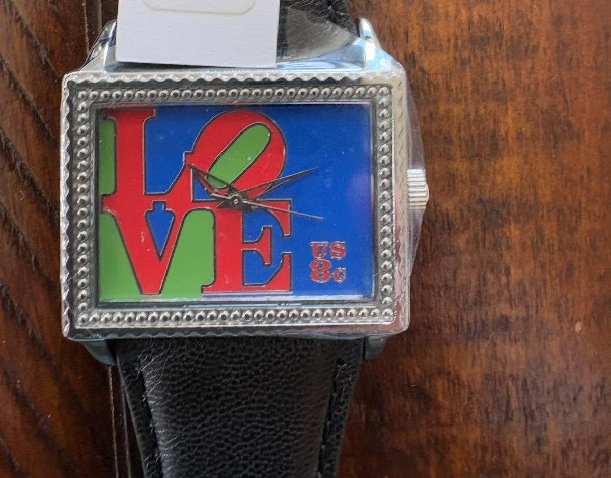 USPS P.S. Arjang and Co, Women’s LOVE Stamp Watch, NWT, Black