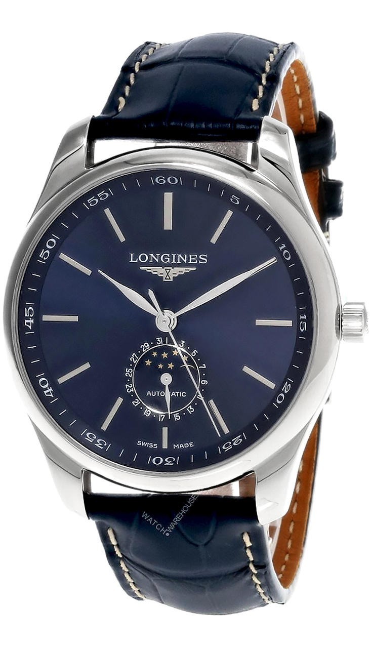 Longines Master Collection Auto 42mm Blue Dial Leather Men’s Watch L2.919.4.92.0