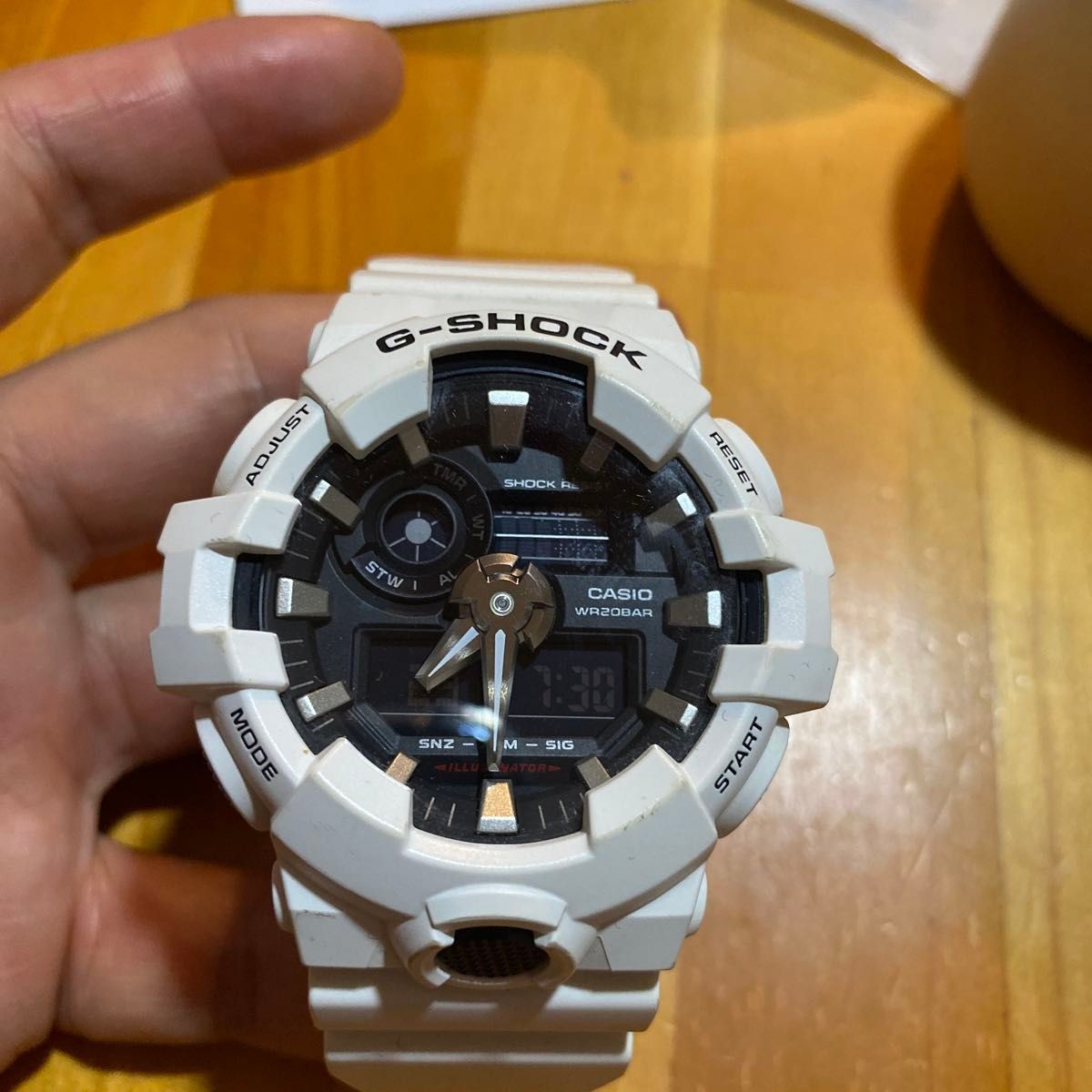 CASIO G SHOCK GA 700 White Watch
