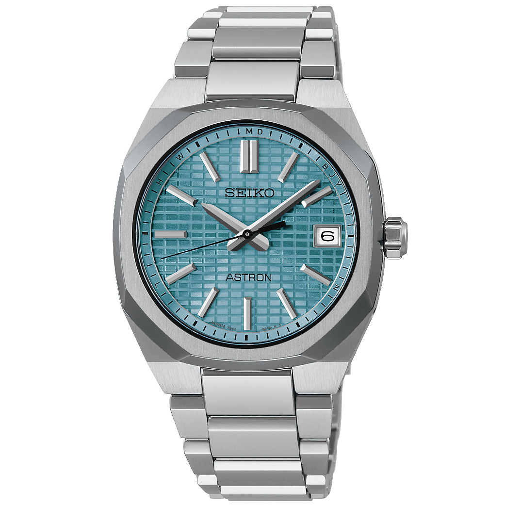 SEIKO ASTRON NEXTER SBXY103 Solar Radio-Controlled Watch Mint Blue Dial 36mm